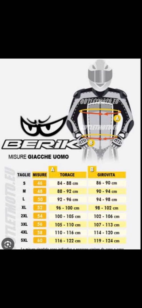 BERIK 2.0 バイク本革　レザージャケット サイズ52 黒/白