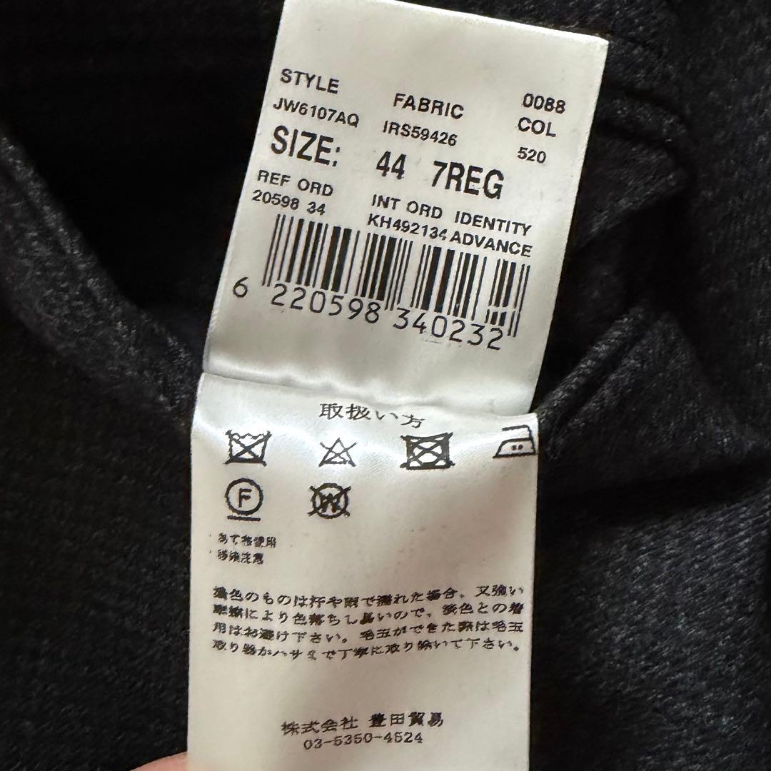 <23年モデル 極美品>LARDINI 新ロゴ ウール 3ピース サイズ44