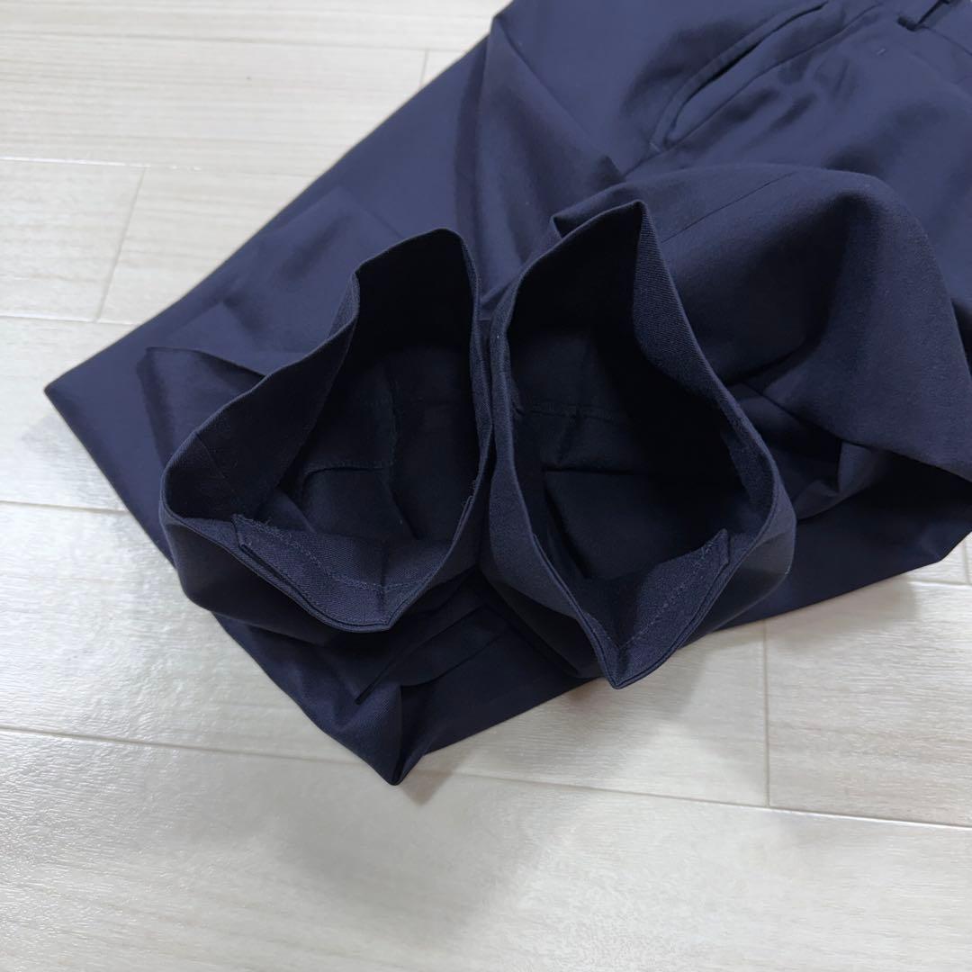 極美品 ユニバーサルランゲージ カノニコ 本切羽 ネイビー セットアップ L