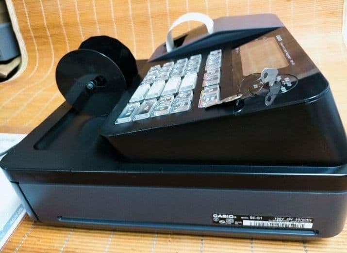 カシオレジスター　SE-G2　コンパクト　人気機種　 感熱紙　250240