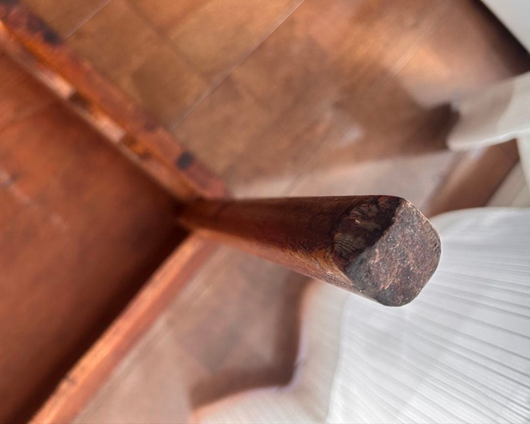 ぽ*ー様 木製アンティークデスクと椅子のセット