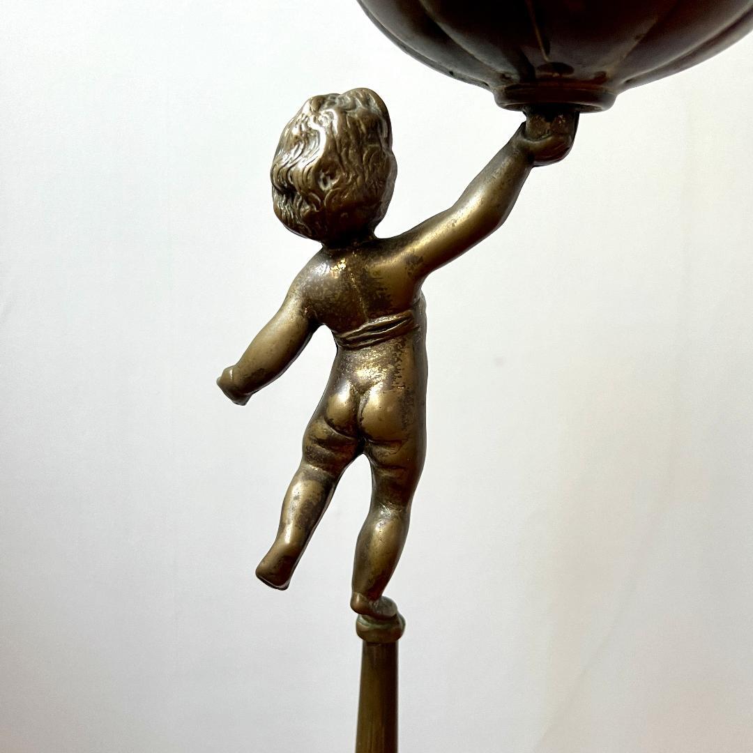 灰皿 スタンド灰皿 フランス製 アールヌーボー ロココ調 アンティーク レトロ