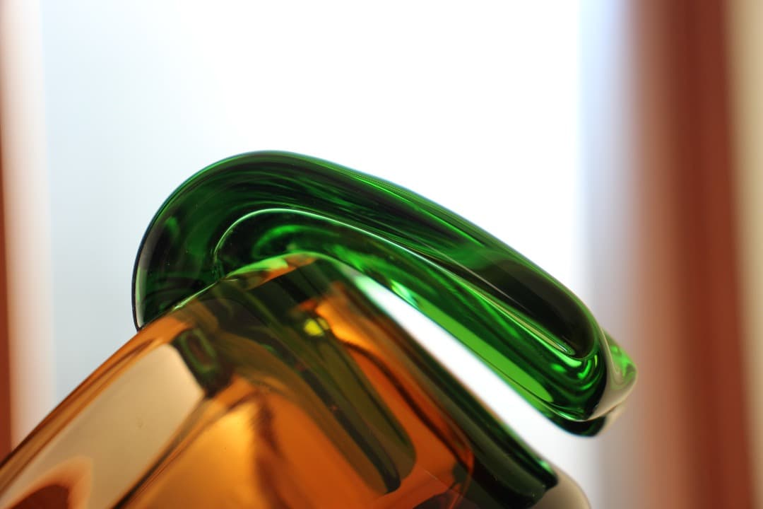 チェコ　クリスタル　ボヘミアングラス　物入れ　ヨセフ・エクナー