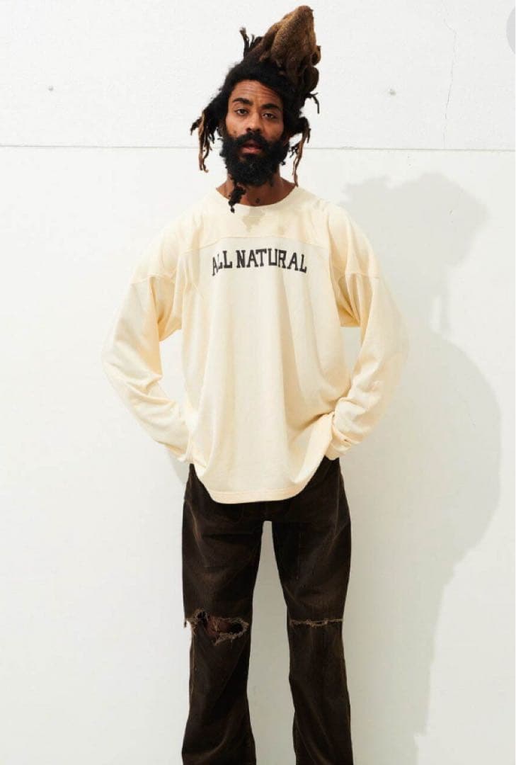 INSCRIRE アンスクリア ナンバリング フットボール L\S TEE