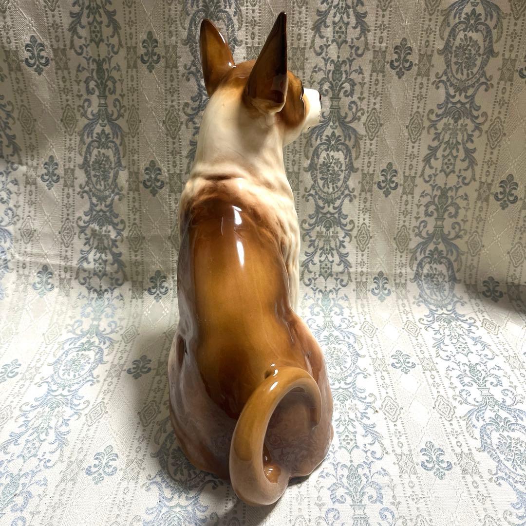 チワワ 陶器製 フィギュア（置物） 犬のオブジェ ヨーロピアン 雑貨 ★美品