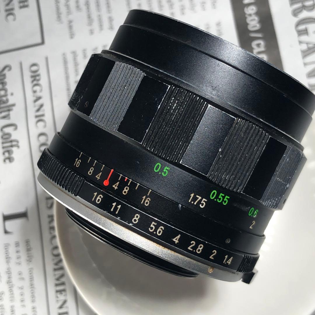 作例有　RICOH 55mm f1.4 m42マウント