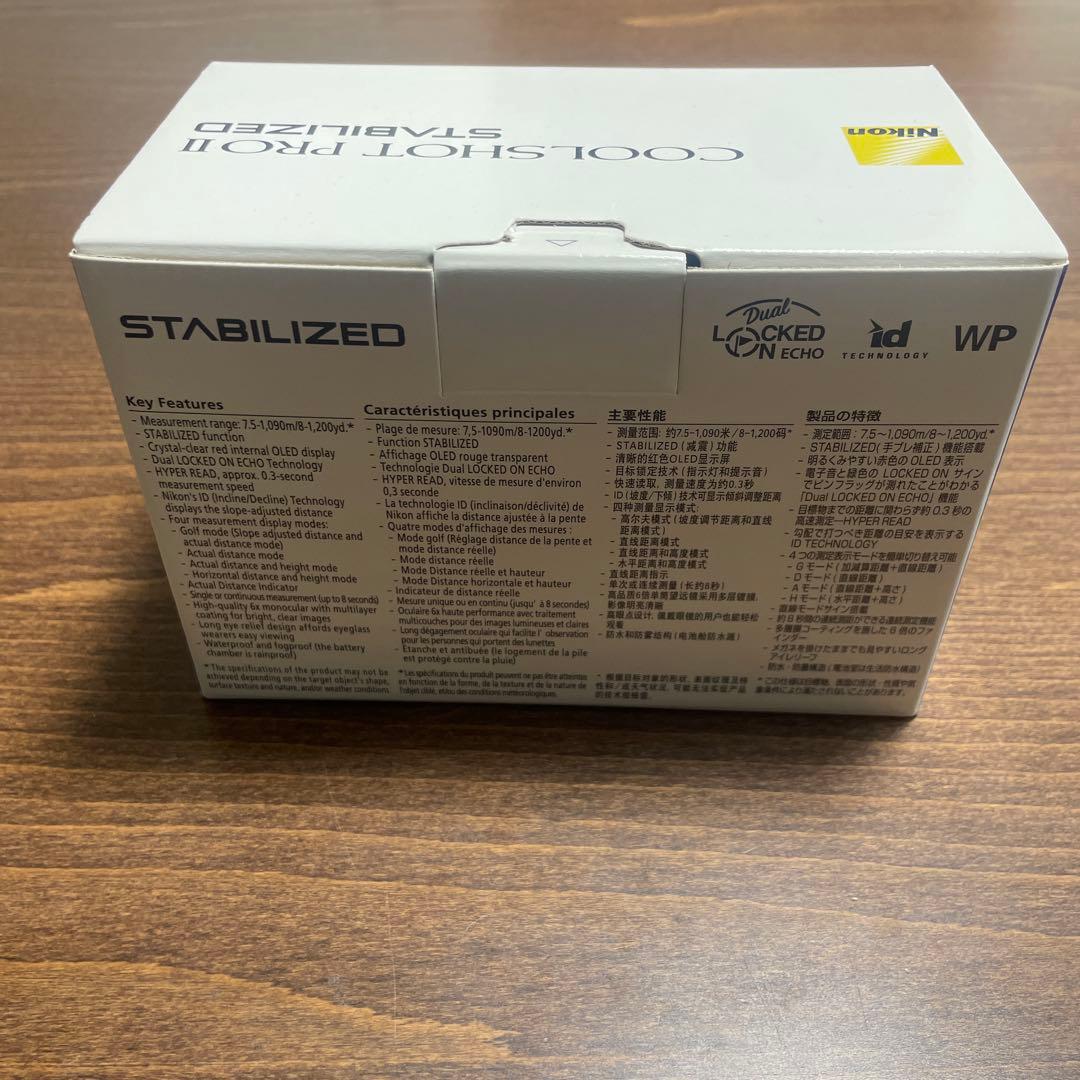 かつおnikon COOLSHOT PROⅡ STABILIZED