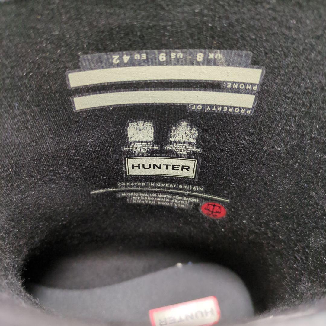 【中古良品】ハンター　オリジナル モックトゥ　ショート レインブーツ　27