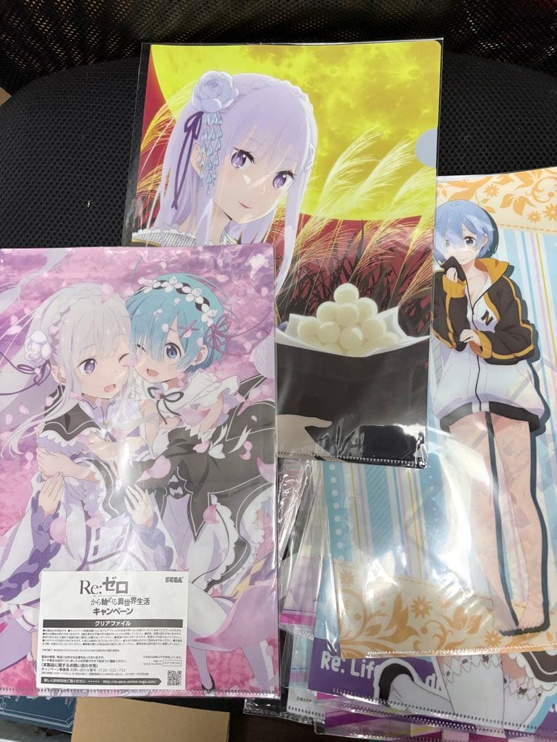 Re:ゼロ引退 キャラクター書籍グッズセット