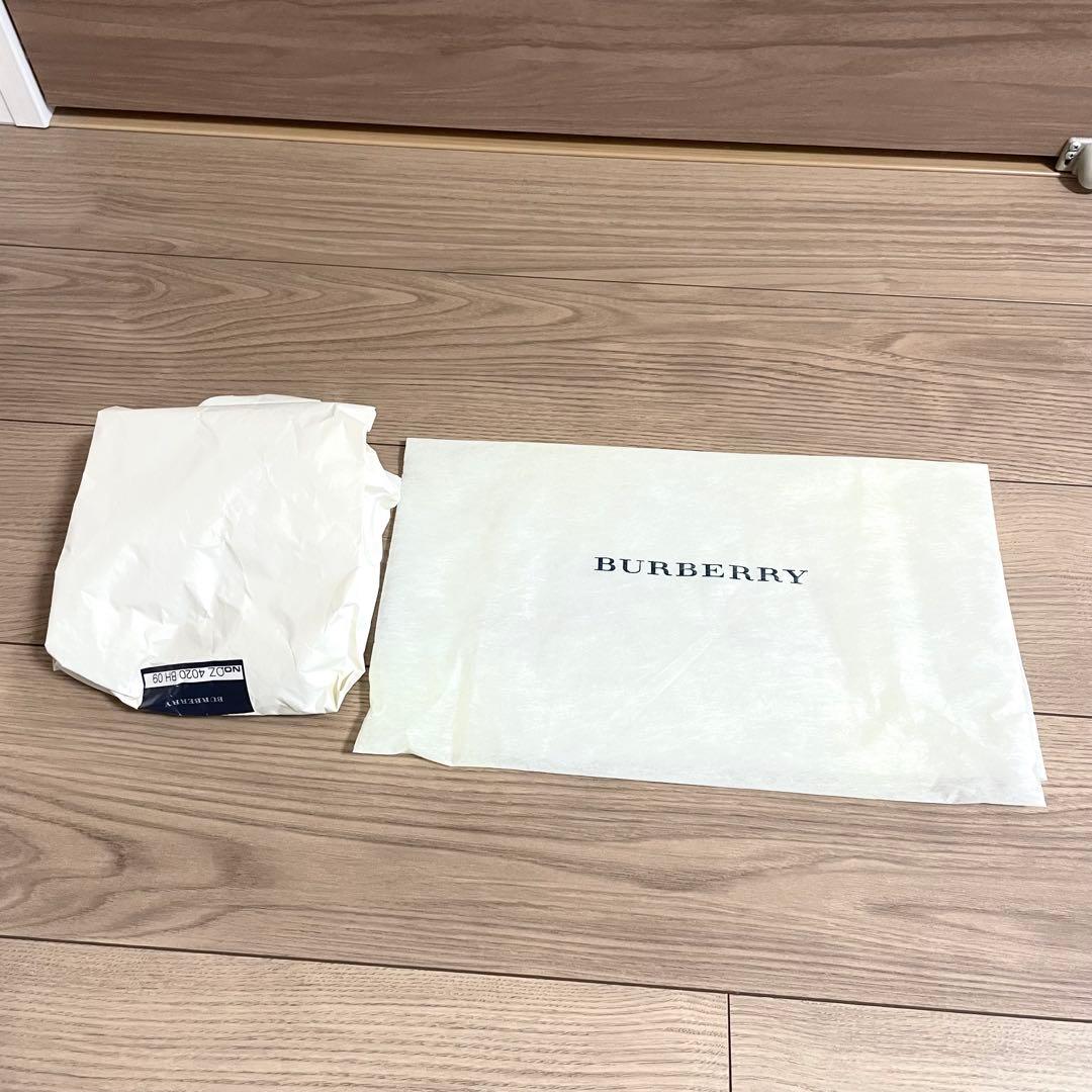 未使用/バーバリー　ハンドバッグ　トート　ミニ　ノバチェック　ブラック　レザー