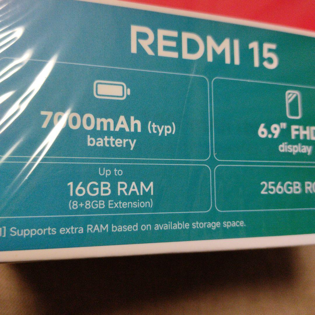 REDMI 15 上位機種16GB/256GB ! 7000mAh搭載！