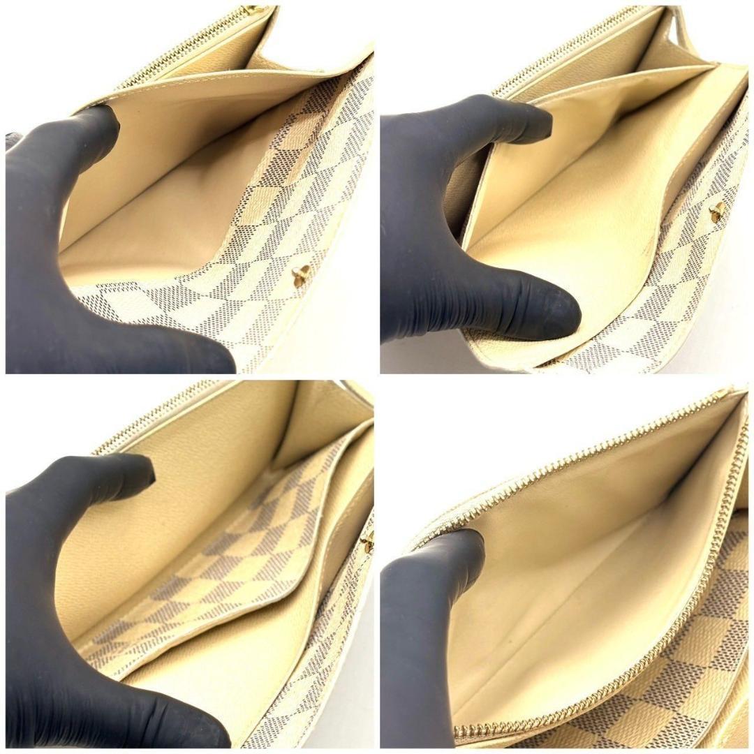 花*※様 ルイヴィトン　長財布 ポルトフォイユ エミリー ダミエ アズール チェ