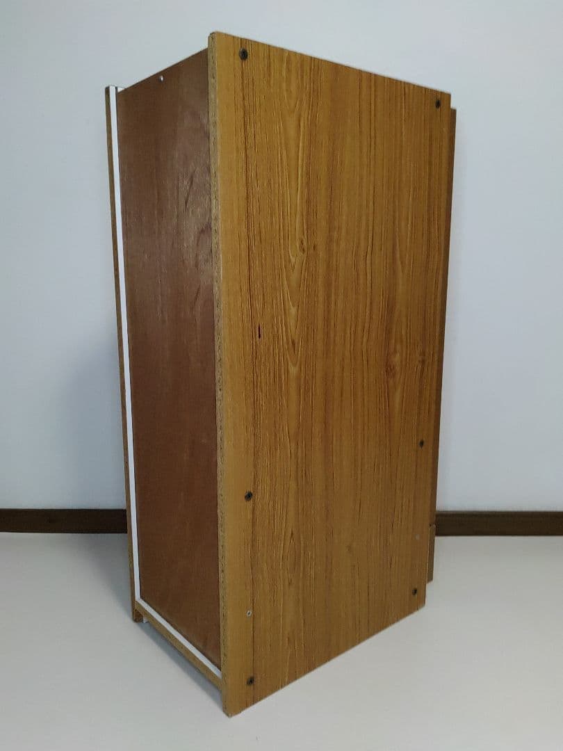 昭和レトロ 古家具 木製棚 引き出し付き 書類入れ カルテケース