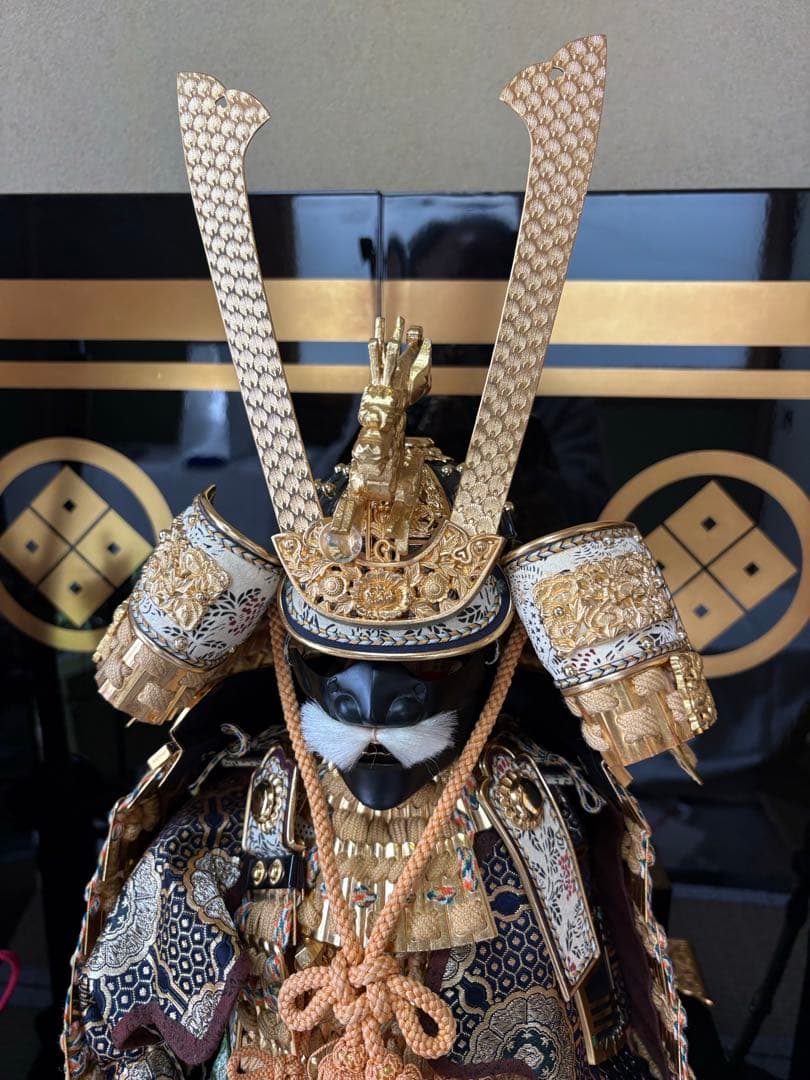 美品 鈴甲子雄山作 五月人形 1式