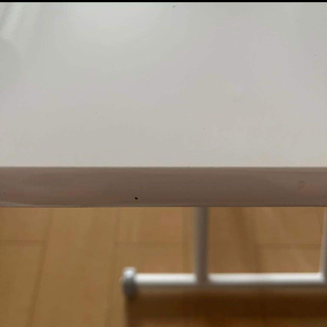 キャスター付き昇降テーブル ホワイト 昇降デスク テーブル ダイニング 在宅