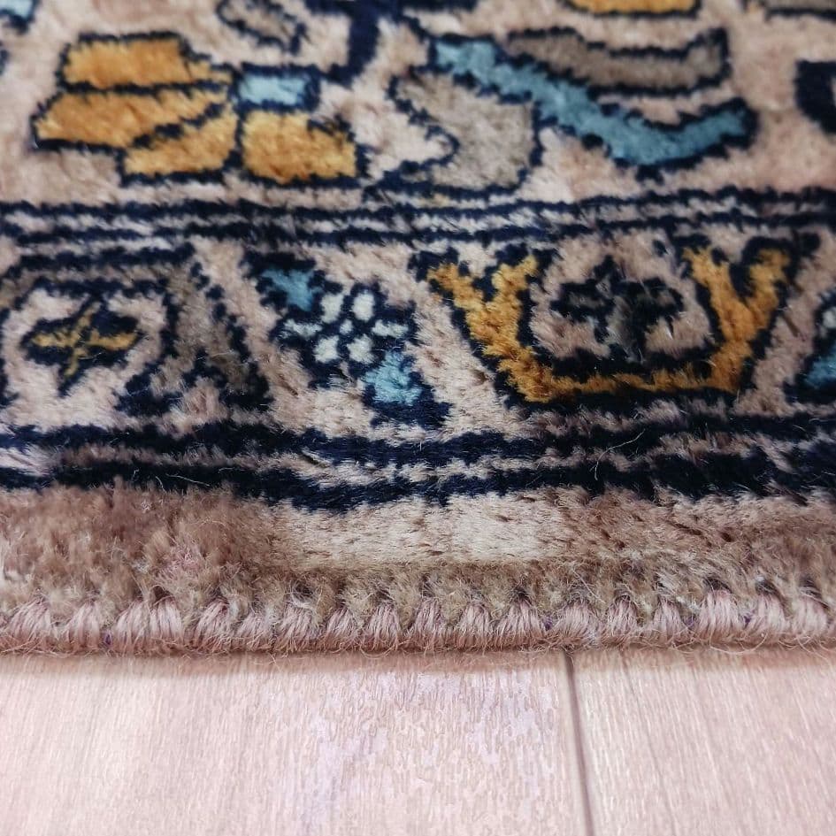 Y3075 パキスタン絨毯 ウール 手織り 181×122㎝ トライバルラグ