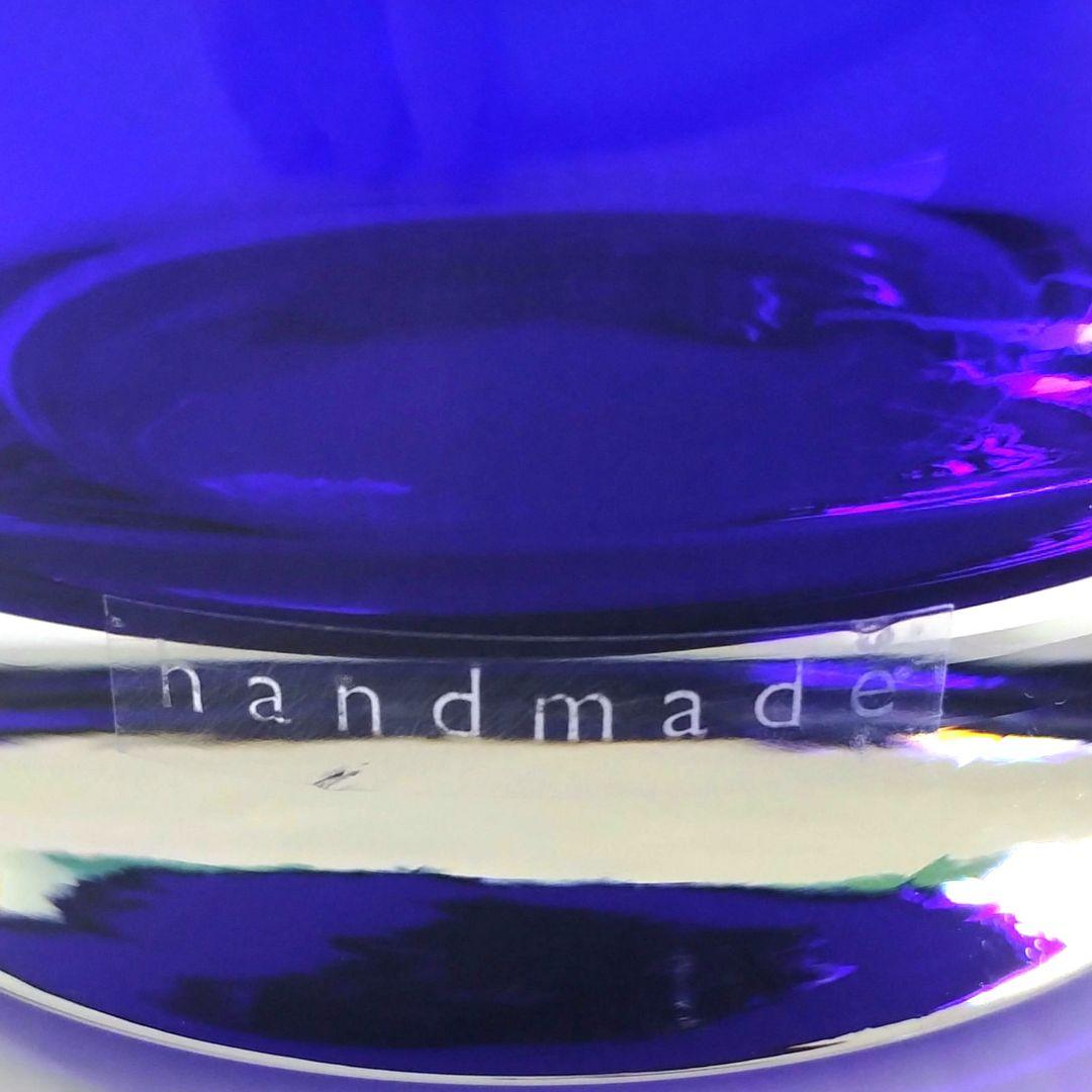 LSA エルエスエー フラワーベース ガラス 花器 花瓶 ブルー コバルトブルー