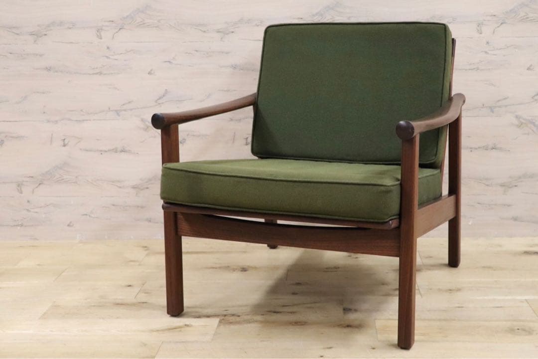 GMHS533B○オールドマルニ / maruni 孔雀 60年代 アームチェア