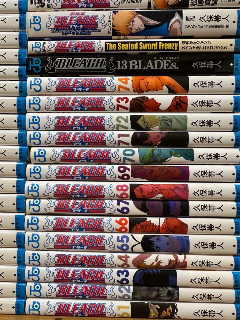 全89巻　ブリーチ　BLEACH 74巻　全巻セット　関連本　15巻