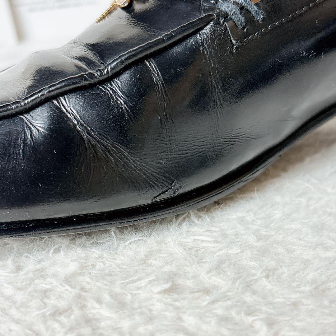 AKIRANAKA アキラナカ Kauri トンボ ローファー 38 黒