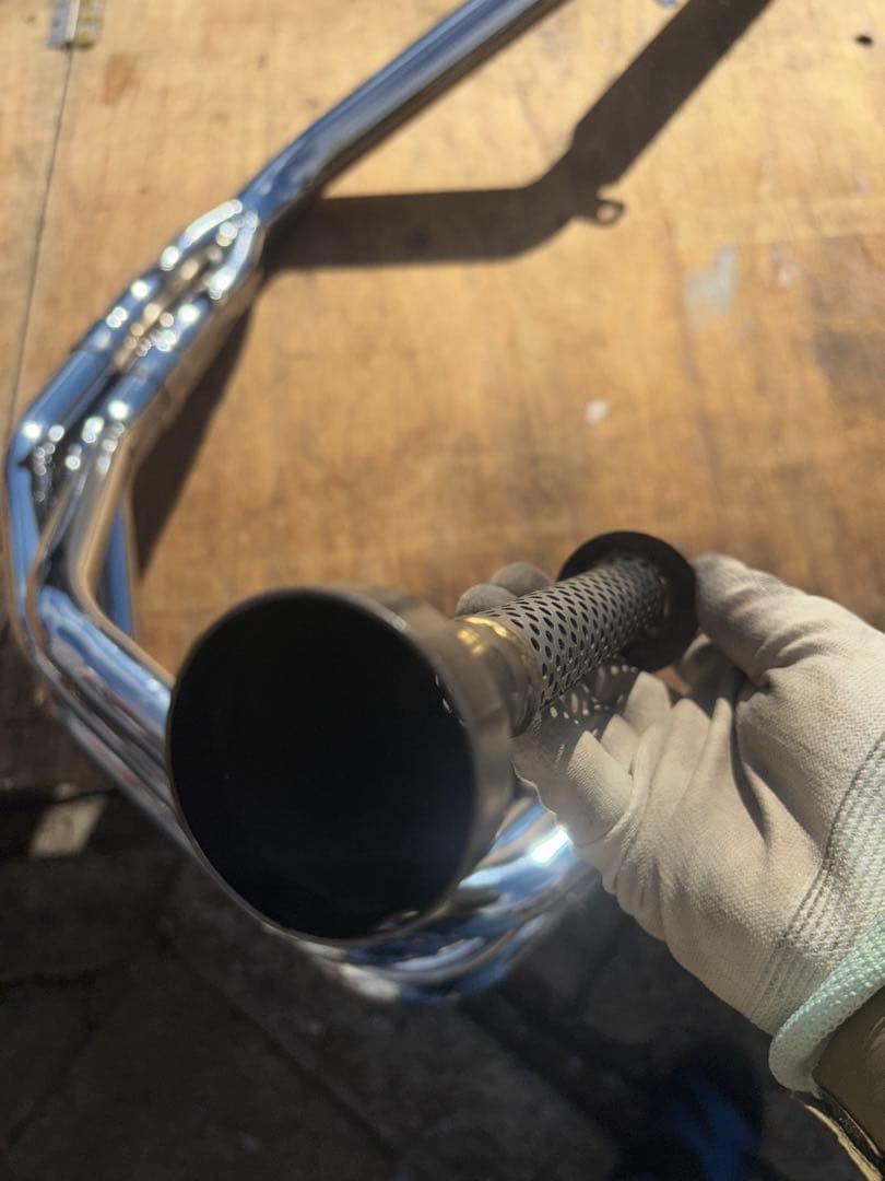 のんちゃん　CBX400F RPM マフラー　67Racing