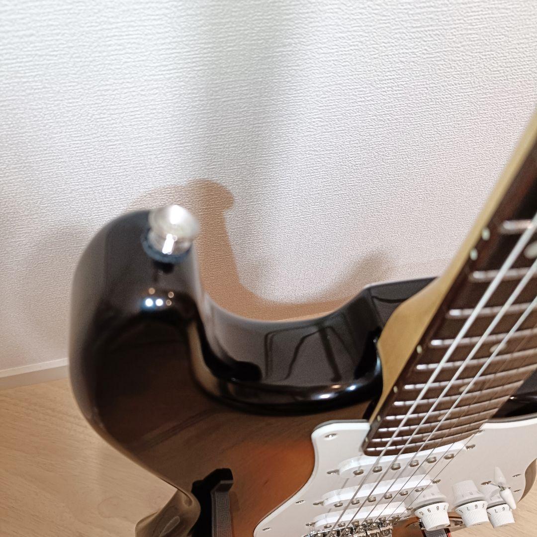 【メンテ済み】スクワイヤー ストラトキャスター エレキギター 本体 サンバースト