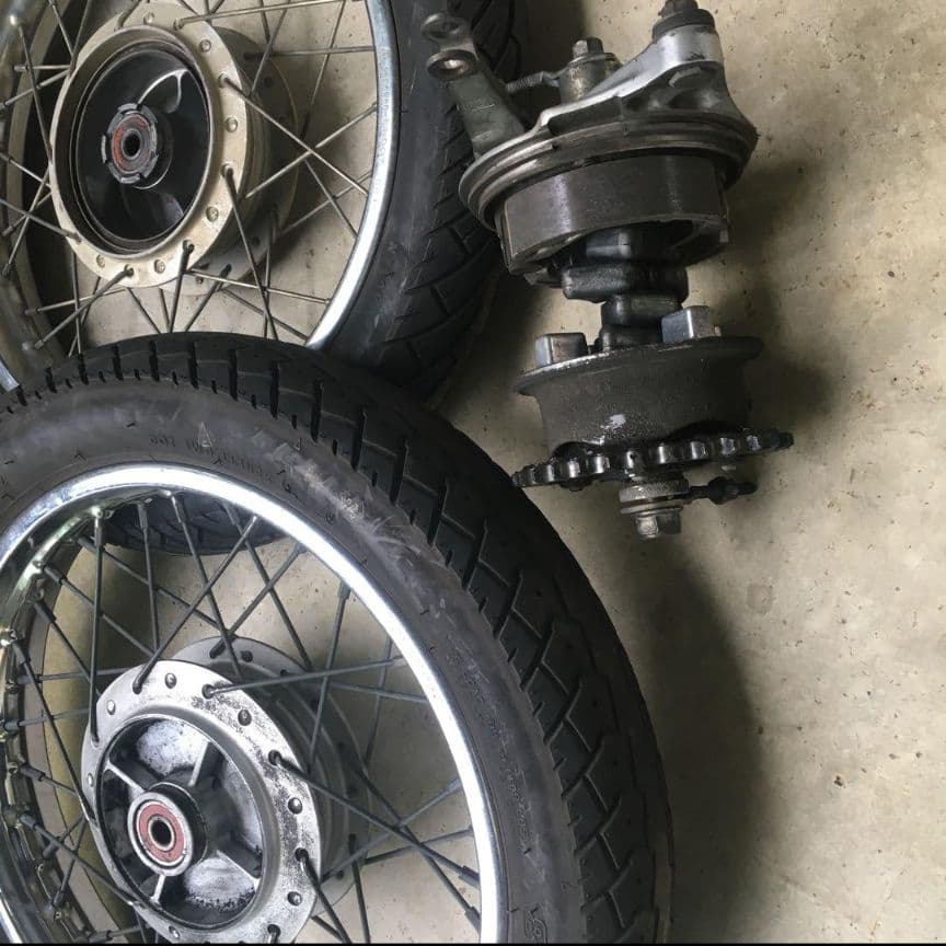 スーパーカブ110 　14インチ　ホイールセット