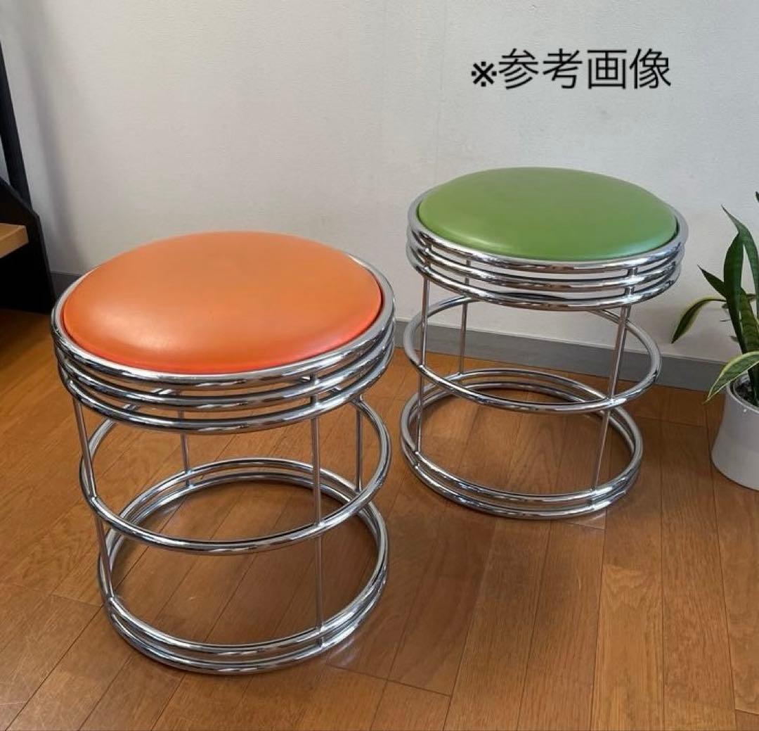 ヴィンテージ　スツール　② ミッドセンチュリー　アールデコ　スペースエイジ