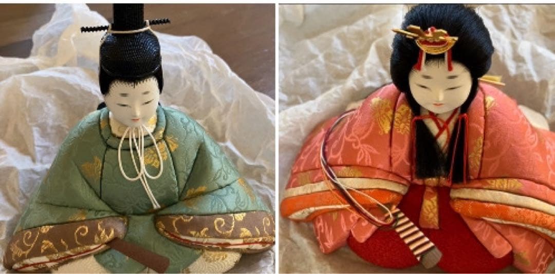 ひな祭り　親王飾り　原米州　米州工房　木目込み　無形文化財　人間国宝