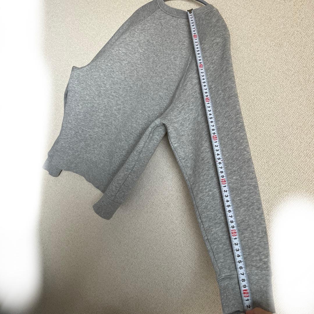 UGG ファーロゴ スウェット グレー ピンク 裏起毛 S