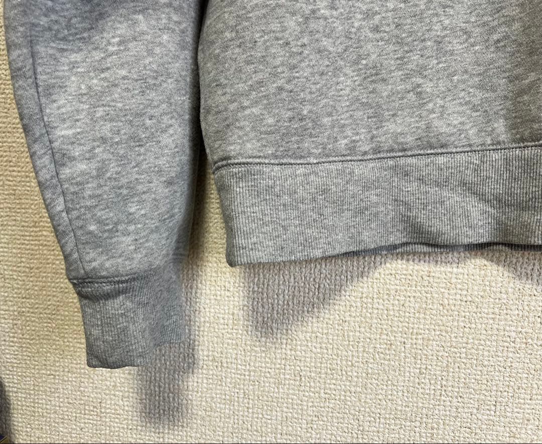 UGG ファーロゴ スウェット グレー ピンク 裏起毛 S