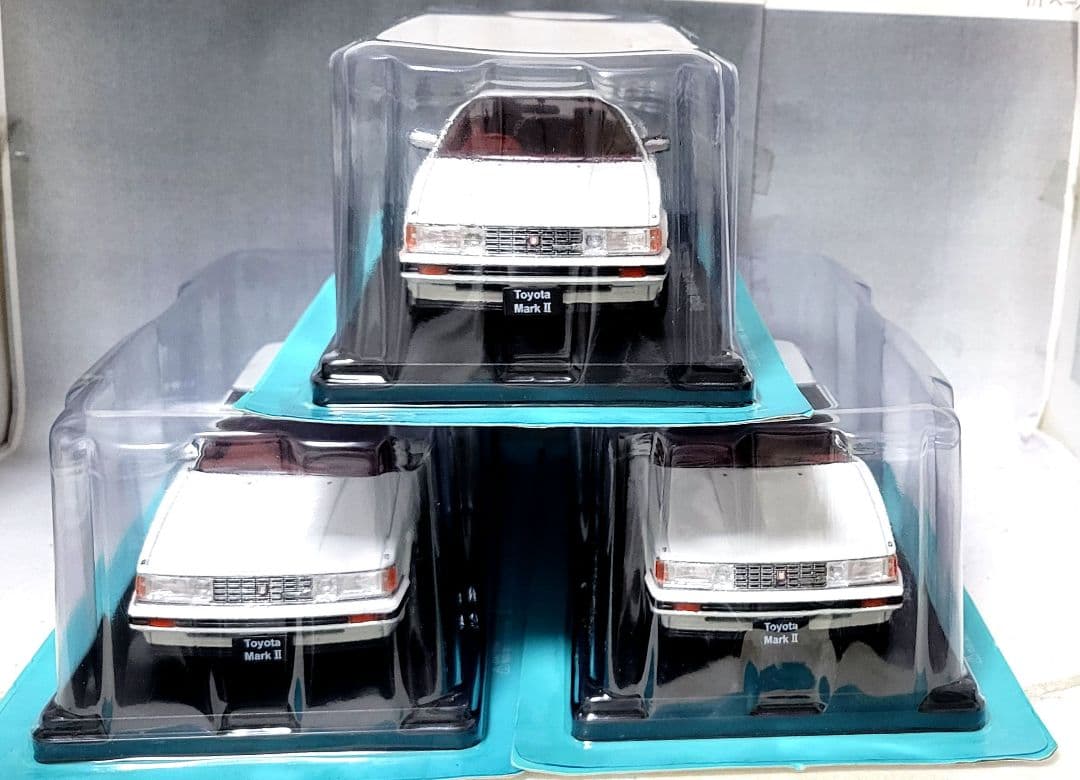 1/24　国産名車コレクション　GX71　マークⅡ　グランデ　3台セット