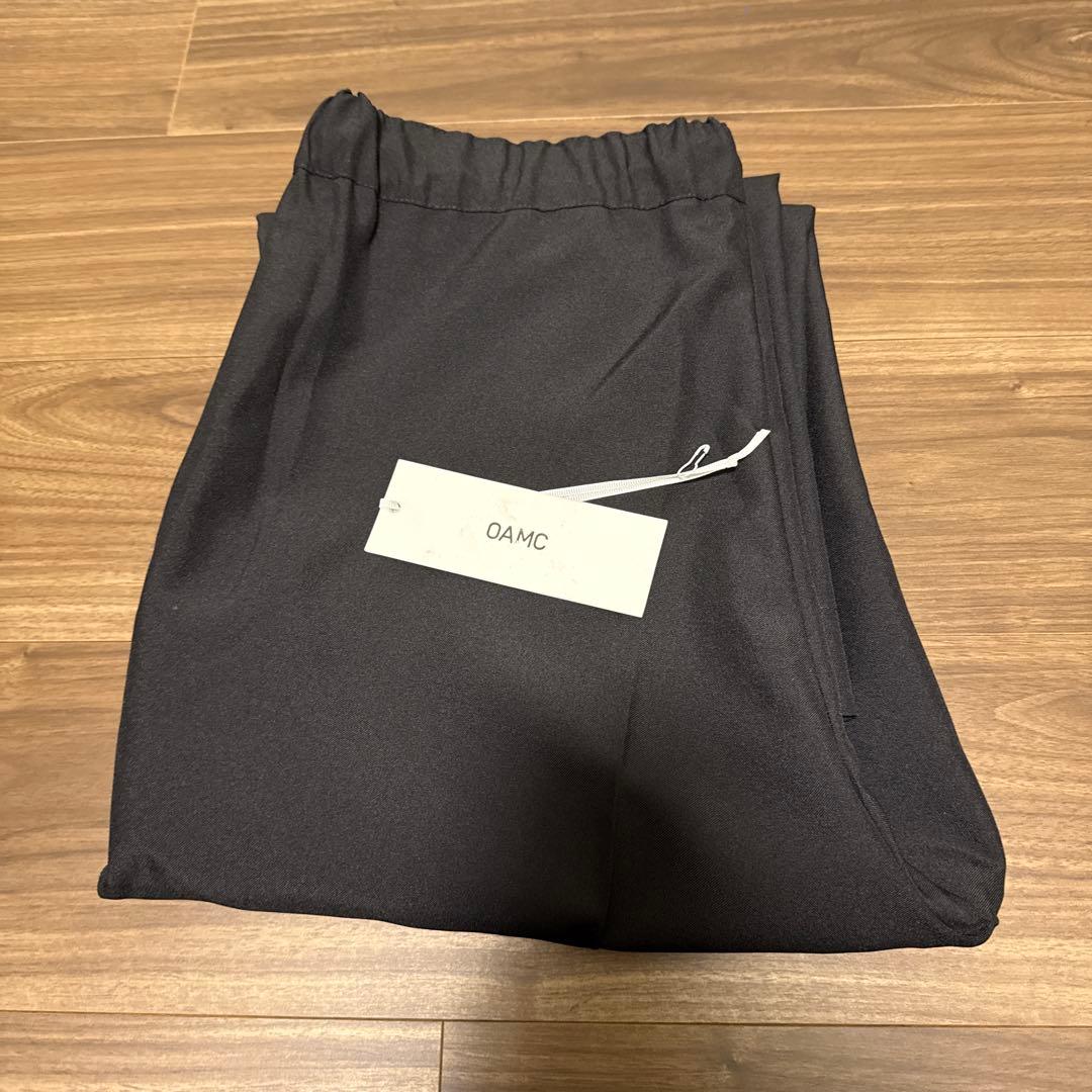 OAMC 黒 スラックス base pants ドローコード