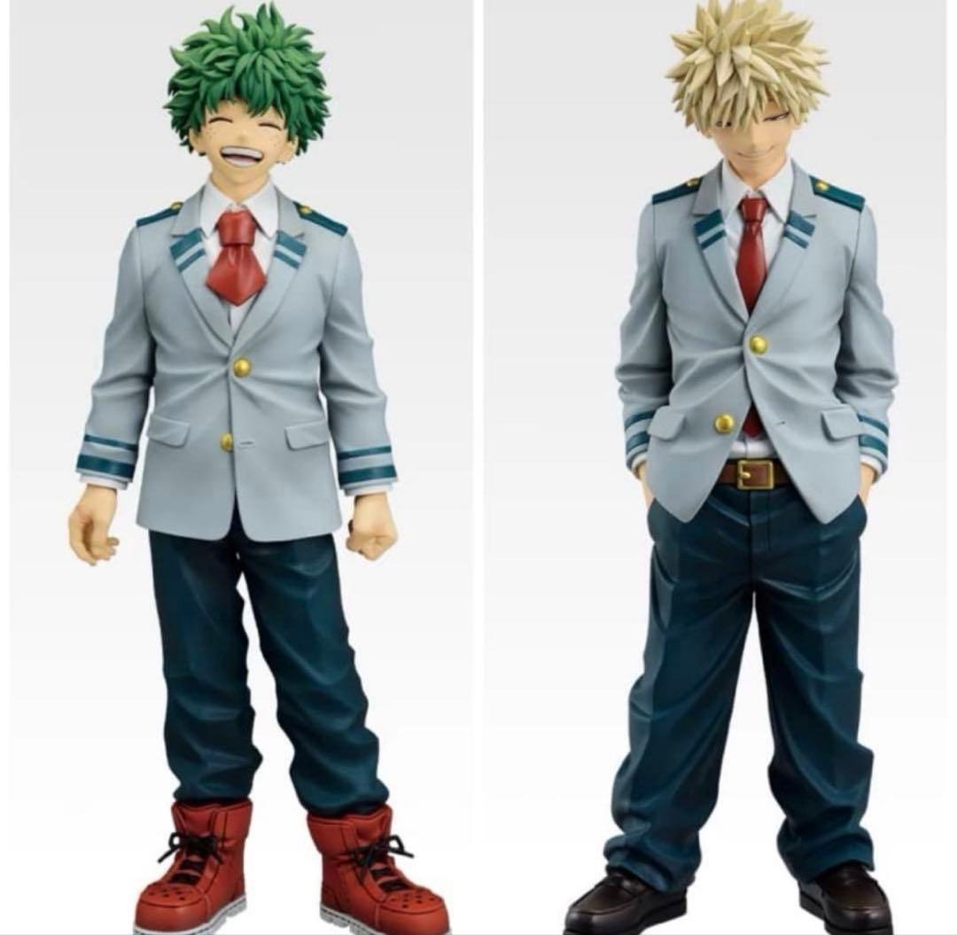 2ヒロアカ　一番くじ　紡がれる想い　A賞 緑谷出久　B賞 爆豪勝己 フィギュア