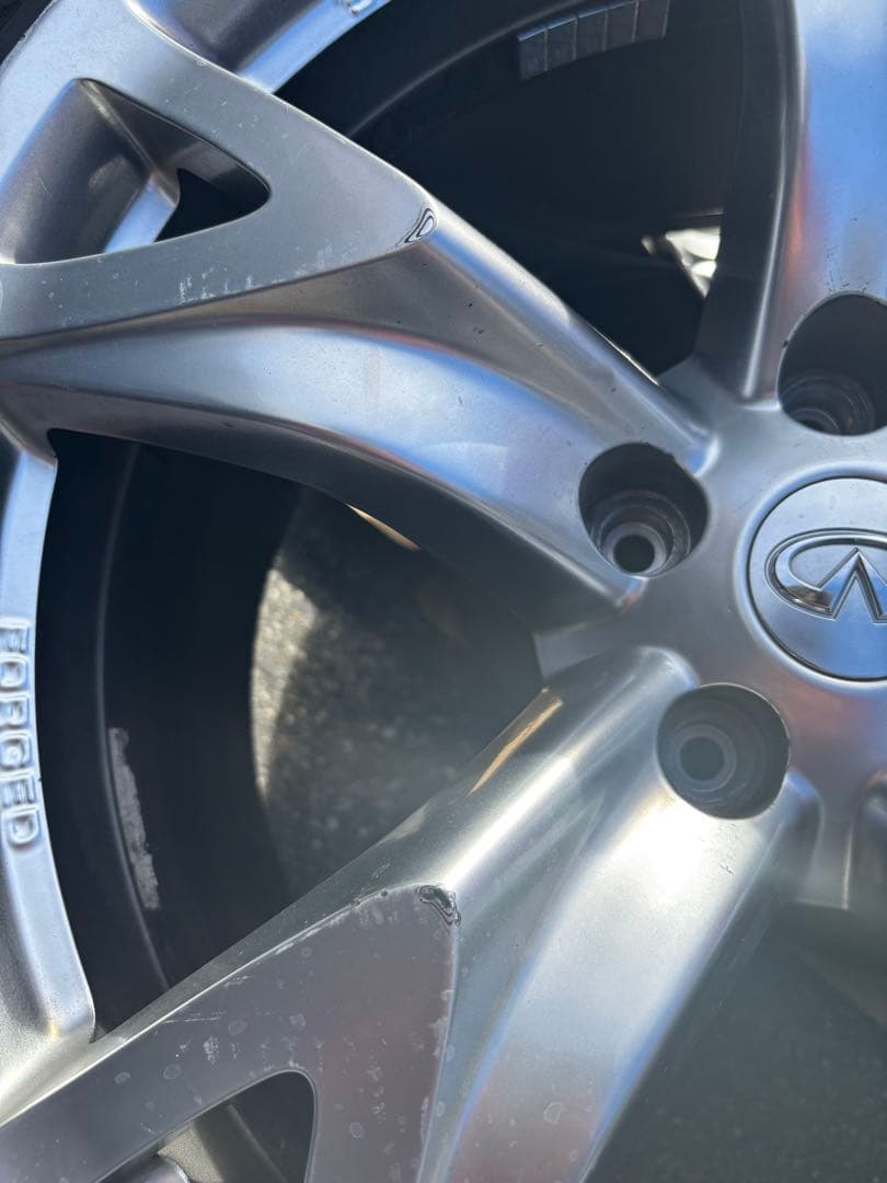 【本日で終了】z34純正ホイール リア4本