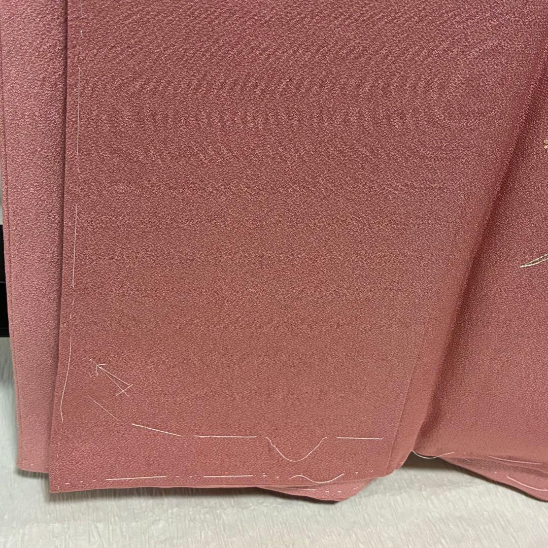 D183＋　D122訪問着 蘇州・相良刺繍 正絹着物袷 しつけ糸付き未使用極美品