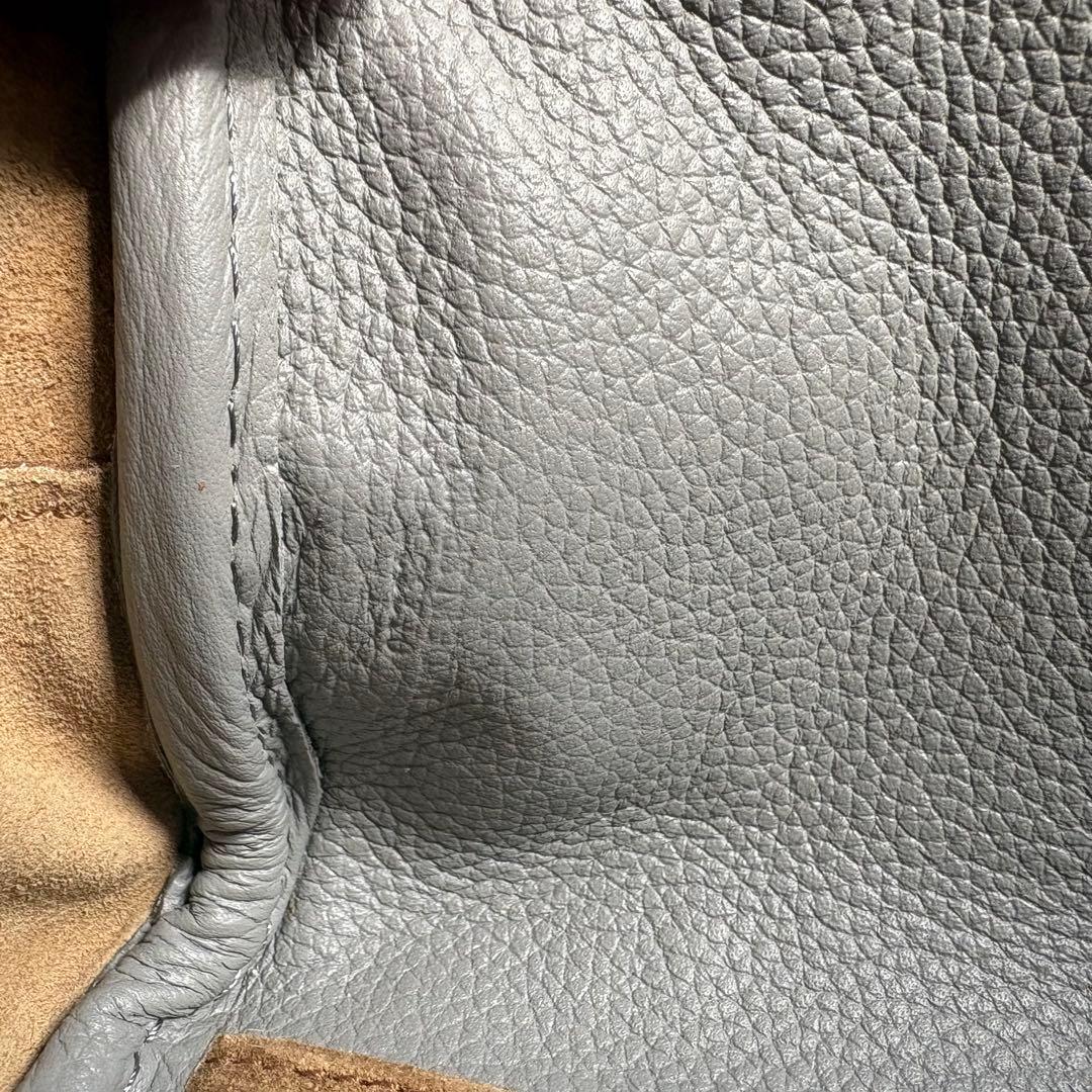 LOEWE ロエベ アマソナ23 ソフトグレインカーフ パールグレー