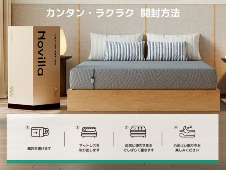 Novilla 高反発 ウレタン マットレス シングル 16cm 300N