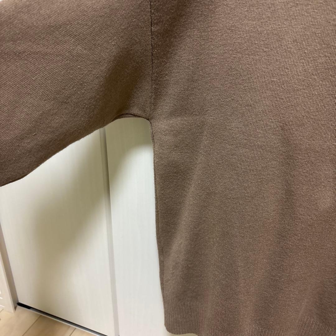 mila owen アップリケデザイン金釦Vネック ニットカーディガン