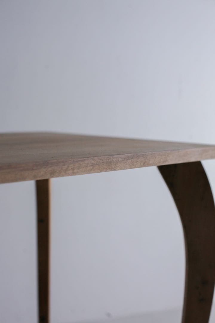 フランス　サイドテーブル　ダイニングテーブル　　無垢材　ブロカント　古家具