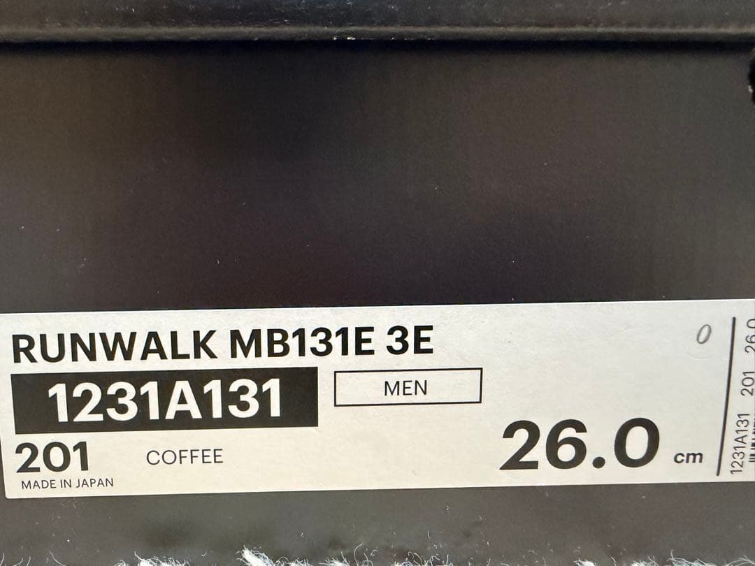 靴 ASICS WALKING RUNWALK 1231A131 26.0 3E