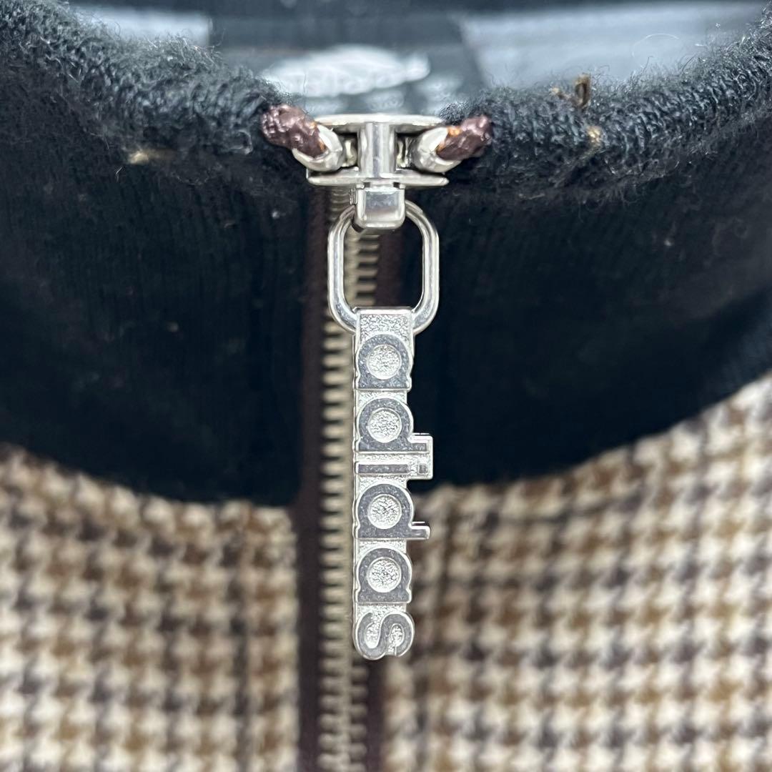 OASIS リアムギャラガー着 adidas 千鳥柄 ウール ツイードジャケット