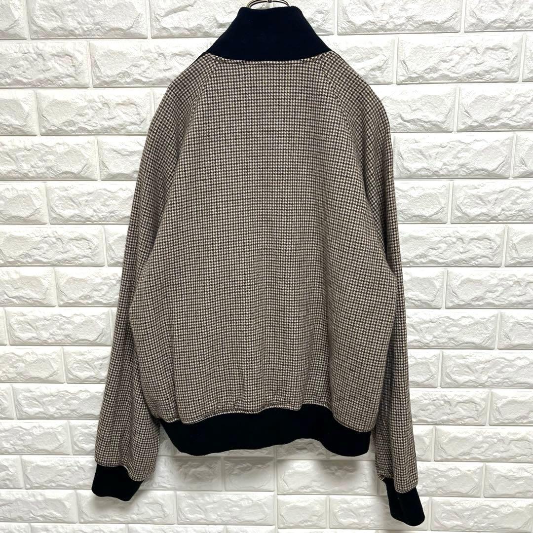 OASIS リアムギャラガー着 adidas 千鳥柄 ウール ツイードジャケット