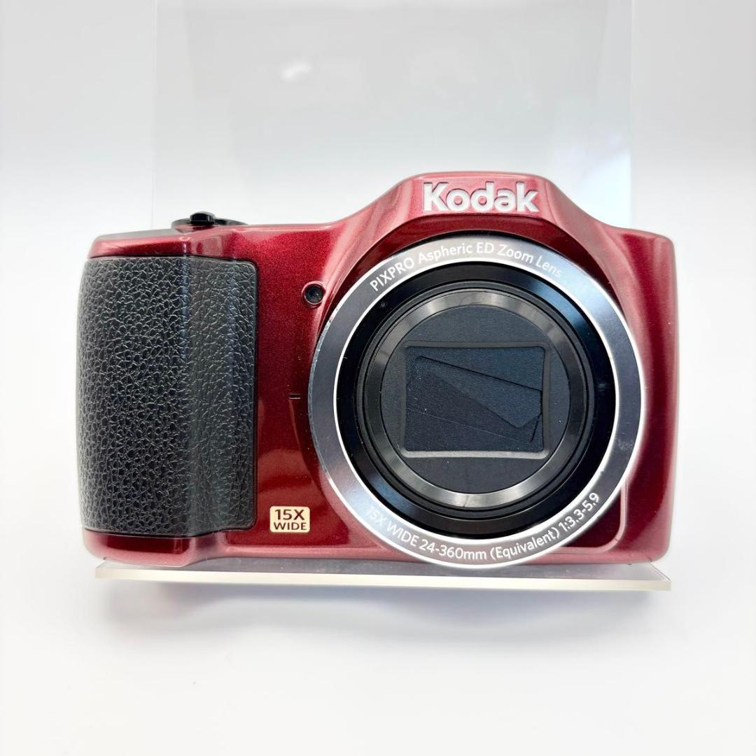 美品　Kodak コダック　PIXPRO fz152 レッド デジタルカメラ