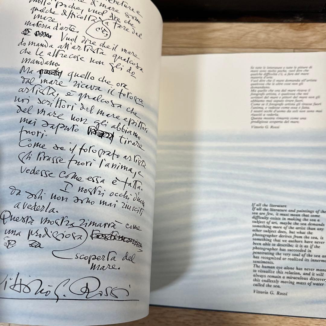 ルチェマーレ　LUCE MARE ジョルジオ・ロッティ　アート本sealight