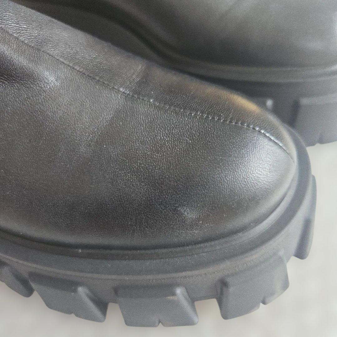 PRADA モノリス ナッパレザーブーツ サイドジップ 40