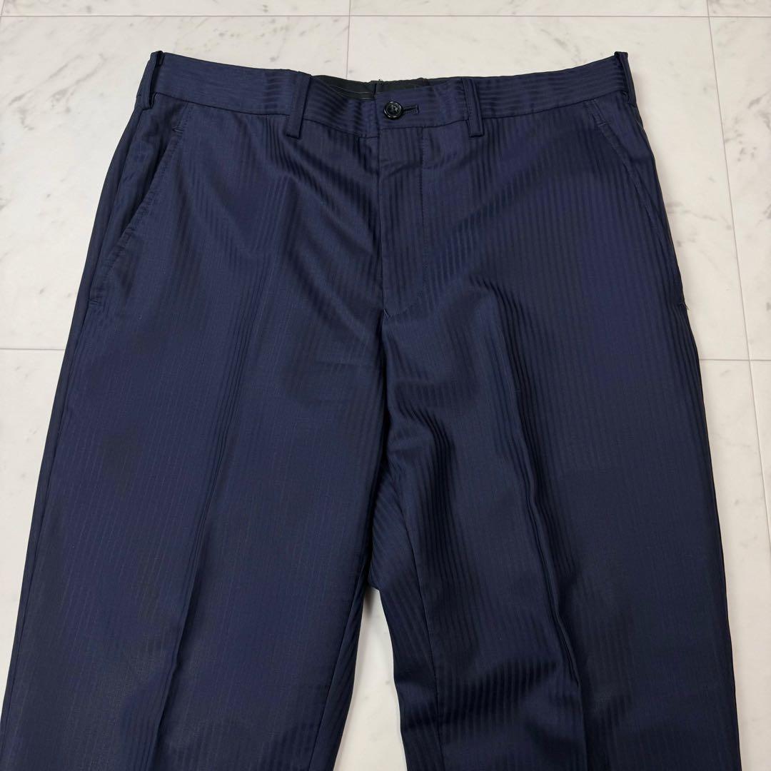 タケオキクチ 3ピース セットアップ スーツ ストライプ ネイビー サイズ3