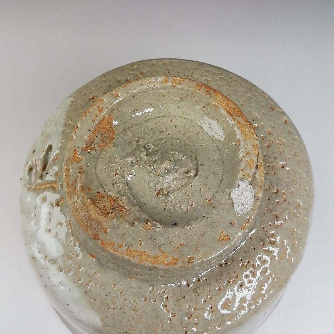 Ｔ４６３　茶碗　『御題　時』『福海窯　水野鉐一 作』　共箱　抹茶碗　茶道具