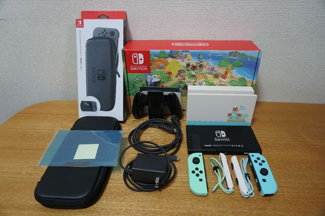 Nintendo Switch 本体 あつまれ どうぶつの森セット 純正ケース付