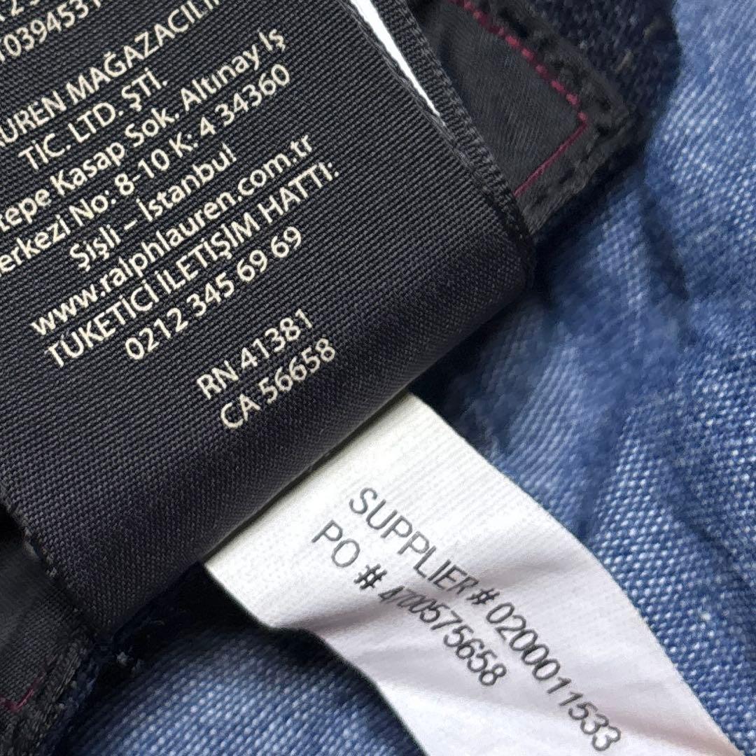 RRL ダブルアールエル デニム キャスケット ワークキャップ 濃紺 美品